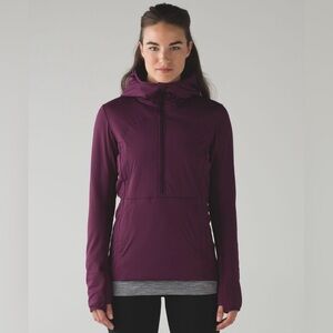 Lululemon Run for Cold Pullover in Plum